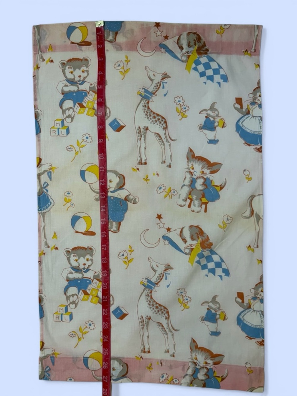 Vintage Nursery Print Curtain Panels RARE pattern ‘50’s-‘60’s - Picture 4 of 12